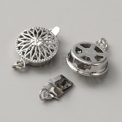 Brass Box Clasps LS-KK-WH0079-16B-P-1