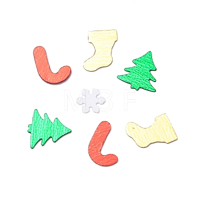Christmas Theme Plastic Sequins Beads KY-C014-04-1
