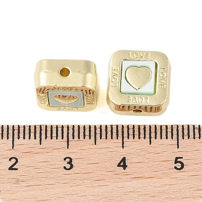 Rack Plating Alloy with Acrylic Beads FIND-B037-01G-04-1