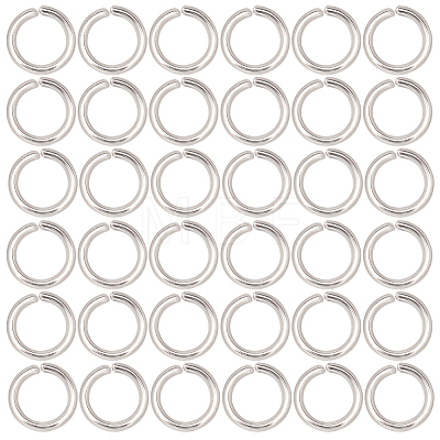 304 1000pcs Stainless Steel Open Jump Rings STAS-SP0001-71D-1
