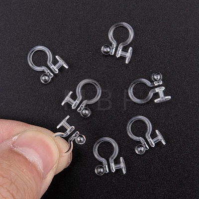 Plastic Clip-on Earring Findings LS-X-KY-F007-03-1