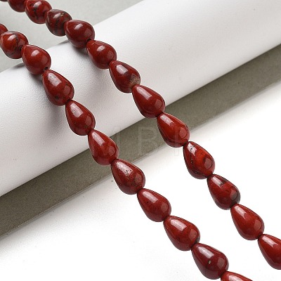 Natural Red Rainbow Jasper Beads Strands G-B106-A33-01-1