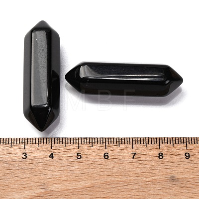 Natural Obsidian Double Terminated Points G-C153-01C-1