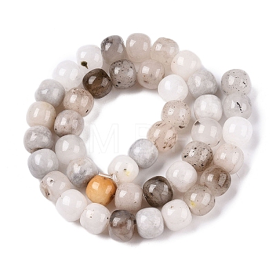 Dyed Natural White Jade Beads Strands G-T138-D27-1