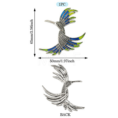 Hummingbird Enamel Pins JEWB-TADJ0001-04A-1