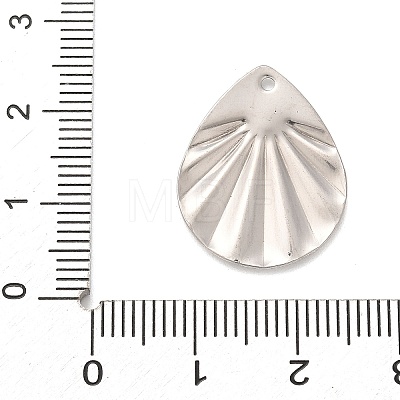 304 Stainless Steel Pendants STAS-F349-05P-02-1