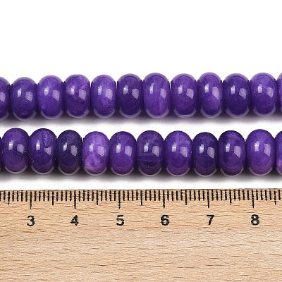 Dyed Natural White Jade Beads Strands G-G107-A24-01-1
