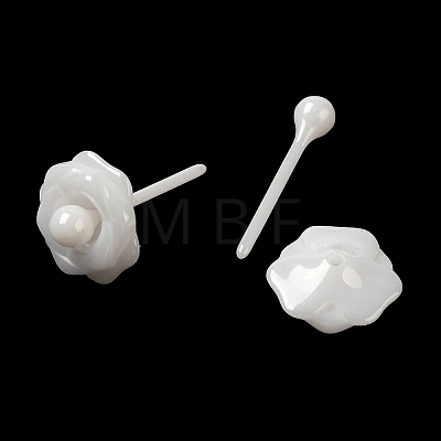 Hypoallergenic Bioceramics Zirconia Ceramic Stud Earrings EJEW-F340-01B-1