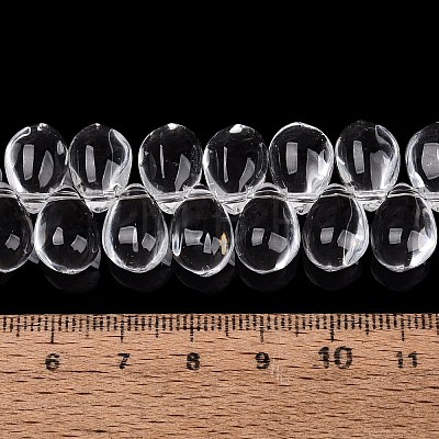 Transparent Glass Beads Strands GL-N005-02A-A01-1