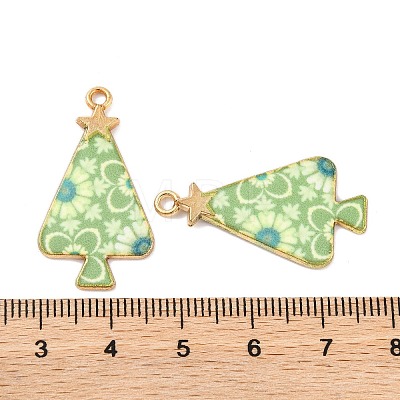 Christmas Theme Rack Plating Alloy Pendants FIND-M020-02A-G-1