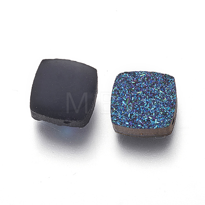 Imitation Druzy Gemstone Resin Beads RESI-L026-K01-1