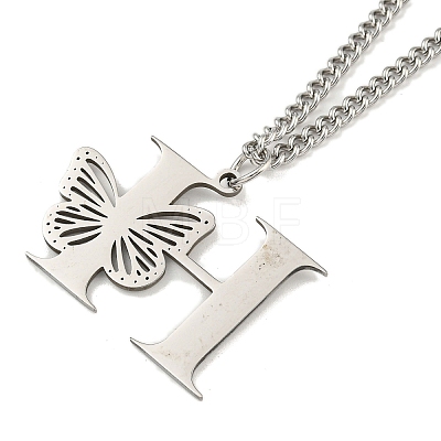 201 Stainless Steel Necklaces NJEW-Q336-01H-P-1