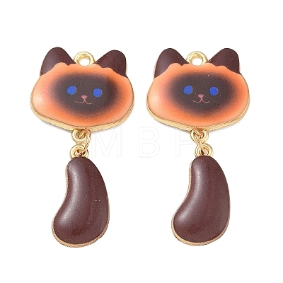 Printed Alloy Pendants ENAM-K076-45G-08-1