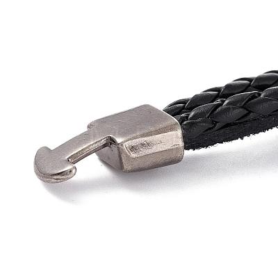 Multi- Strand Leather Cord Bracelets BJEW-D423-06A-1