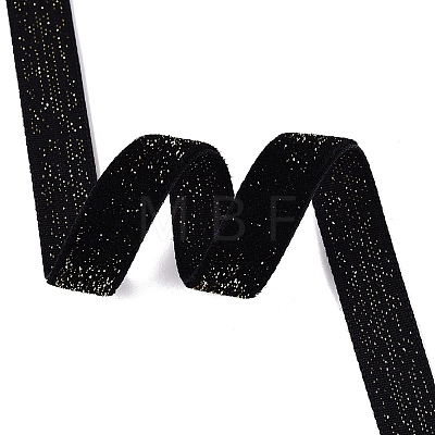 Glitter Sparkle Single Face Velvet Ribbon SRIB-Q023-01B-11-1