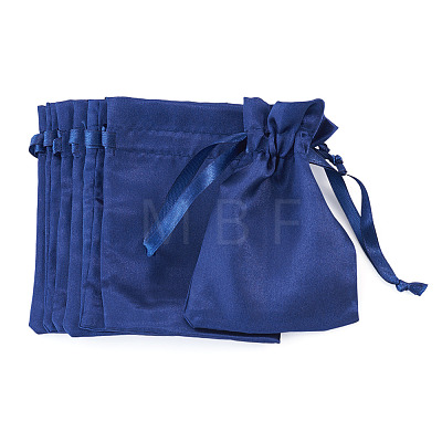 10Pcs Brocade Good Luck Fortune Drawstring Gift Blessing Bags PAAG-TADJ0001-01C-1