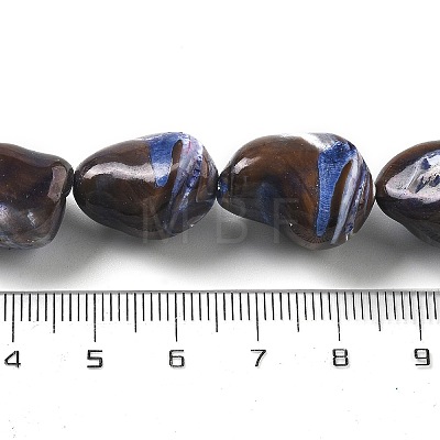 Dyed Natural Trochus Shell Beads Strands BSHE-Z006-02B-1