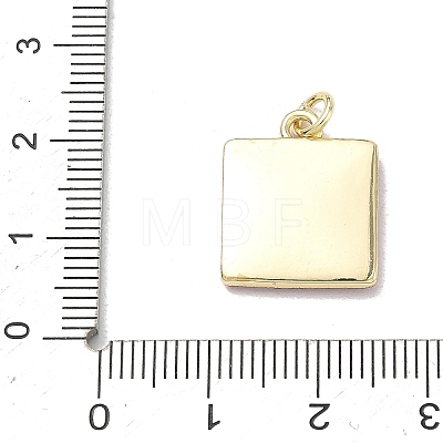 Printed Brass Pendants KK-CBA9B3D-02G-02-1
