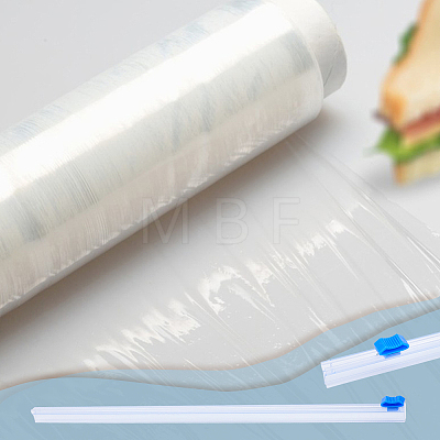 Plastic Reusable Cling Film Slide Cutter AJEW-WH0314-257B-1