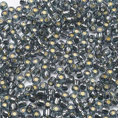 FGB 6/0 Grade A Round Glass Seed Beads SEED-Q007-4mm-F56-1