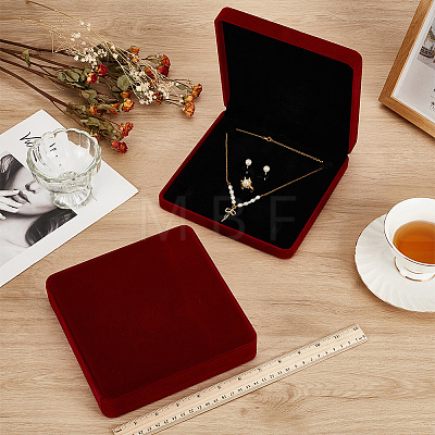 Square Velvet Jewelry Gift Boxes CON-WH0089-113A-1