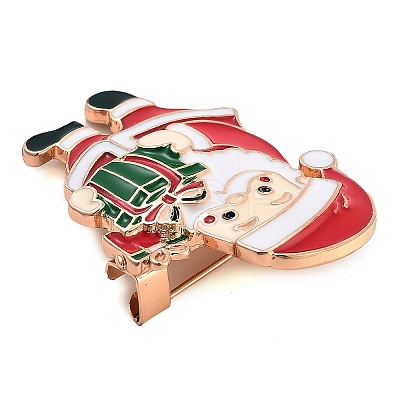 Christmas Theme Alloy Enamel Brooches JEWB-S022-03F-1