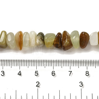 Natural Xiuyan Jade Beads Strands G-B078-G04-01-1