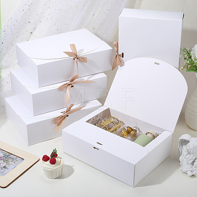 Folding Paper Gift Boxes with Ribbon LS-CON-WH20001-11C-01-1