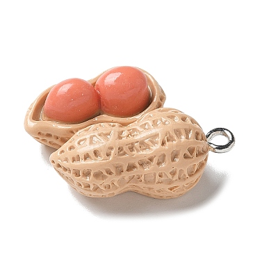 Resin Iron Pendants RESI-D280-17-1