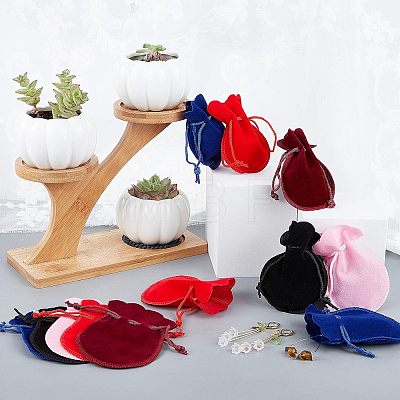 Velvet Gift Bags Drawstring Jewelry Pouches Wedding Favor Bags TP-NB0001-11-1