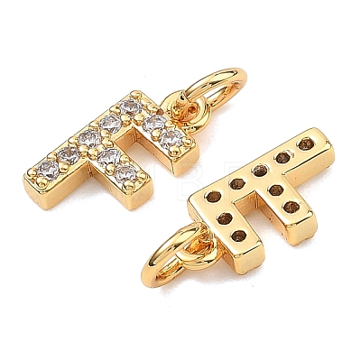 SHEGRACE Brass Micro Pave Clear Cubic Zirconia Pendants XGRQ29628-394G-F-1