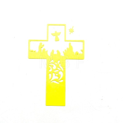 Religion Cross & Angel Carbon Steel Cutting Dies Stencils PW-WG17303-01-1