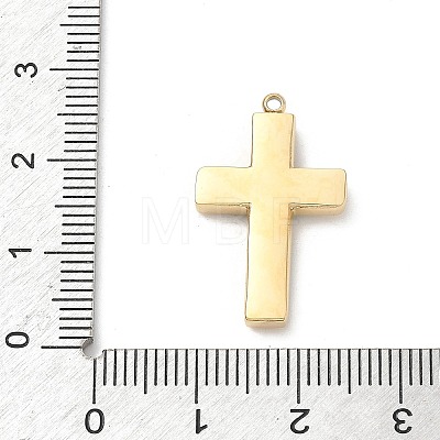304 Stainless Steel Rhinestone Pendants STAS-L022-085G-12-1
