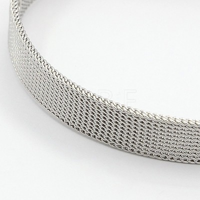 Fashionable Unisex 304 Stainless Steel Watch Band Wristband Bracelets BJEW-F065A-01-1