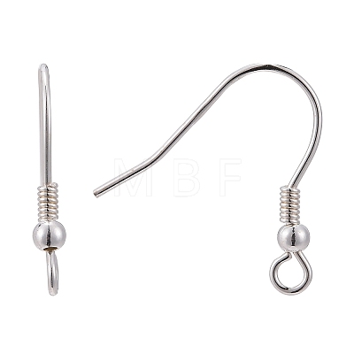 925 Sterling Silver Earring Hook Findings STER-M104-01C-1