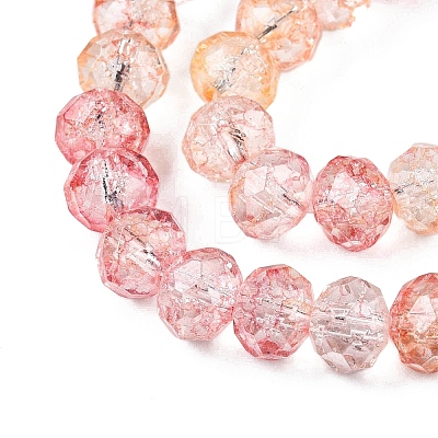 Transparent Glass Beads Strands GLAA-T023-8mm-A06-1