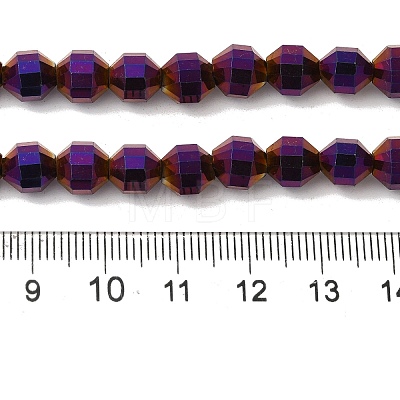 Electroplated Synthetic Non-magnetic Hematite Beads Strands G-I364-L01-09-1