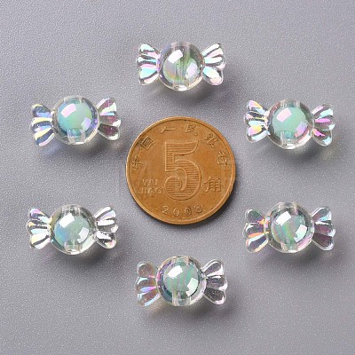 Transparent Acrylic Beads TACR-S152-03B-SS2111-1