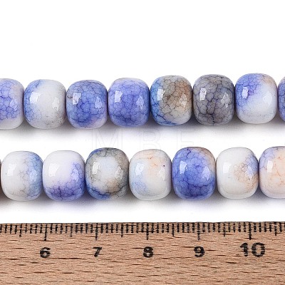 Ombre Effect Dyed Glass Beads Strands GLAA-N067-01A-05-1