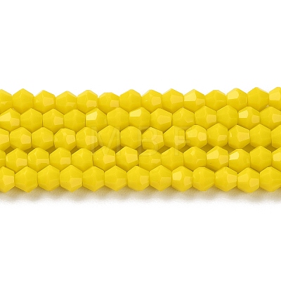 Opaque Solid Color Imitation Jade Glass Beads Strands LS-EGLA-A039-P4mm-D05-1
