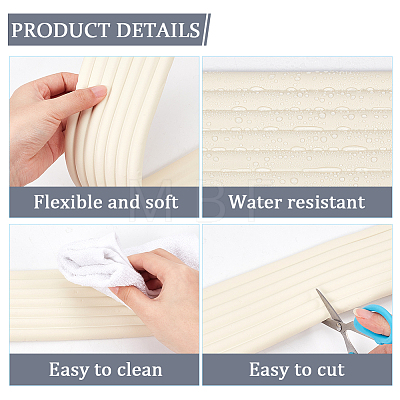 NBR Foam Anticollision Strip AJEW-GF0014-63B-1