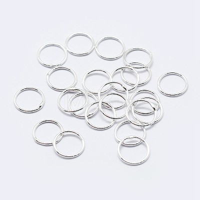 925 Sterling Silver Soldered Closed Jump Rings STER-F036-03S-0.9x5-1