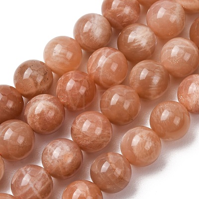 Natural Sunstone Beads Strands G-N327-01C-03-01-1