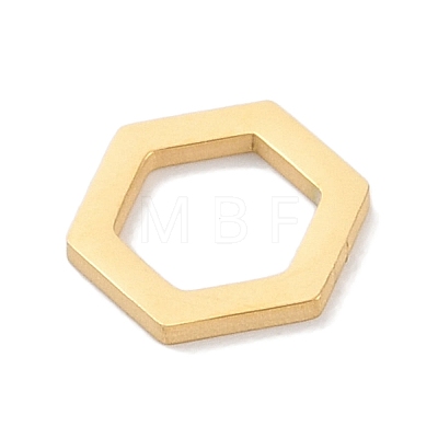 Golden Plated 304 Stainless Steel Charms STAS-K286-03D-G-1