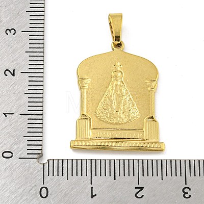 Ion Plating(IP) 304 Stainless Steel Pendants STAS-B071-02H-16G-1
