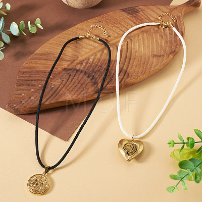 3Pcs 3 Colors 3MM Nylon Milan Cord Necklace Making NJEW-TA0001-23-1