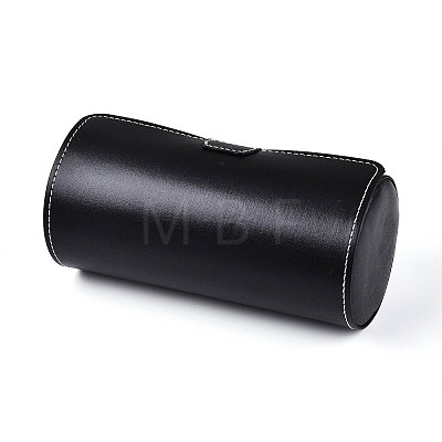 3-Slot Column PU Leather Watch Boxes CON-T001-02A-1