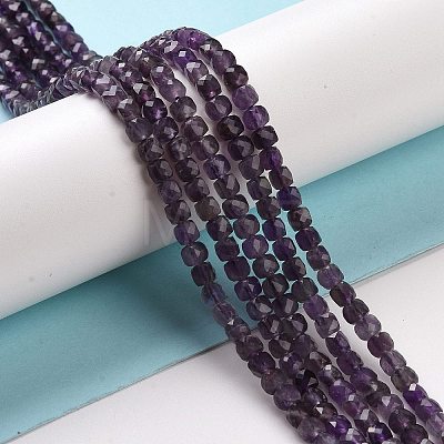 Natural Amethyst Beads Strands G-L581C-002-A-1