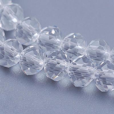 Imitation Crystal Glass Beads GLAA-D030-1-1