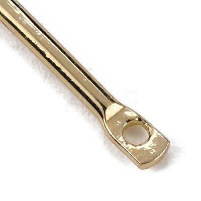 Brass Linking Bars KK-WH0035-64C-1